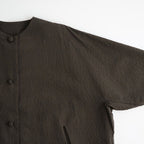 Verlaine Wool Cotton Coat #D.BR [A232262TC887]