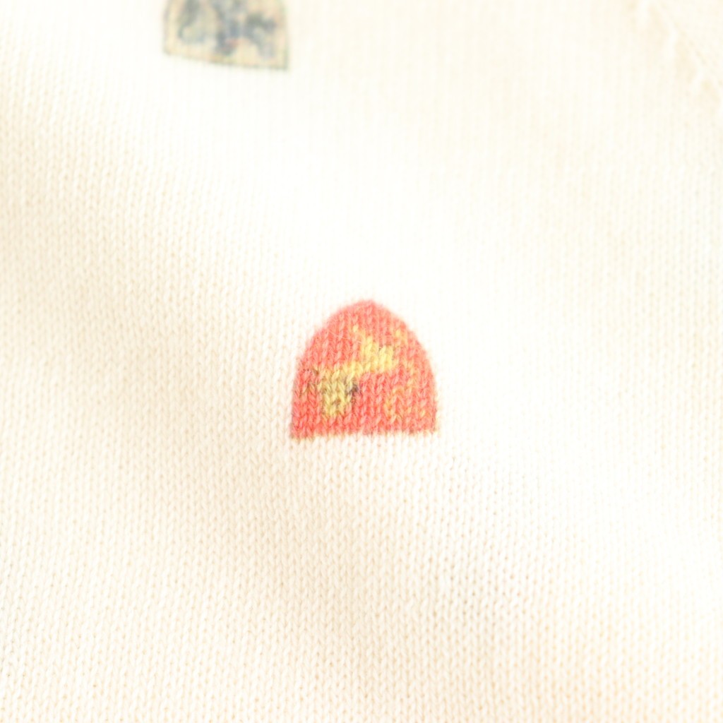 COAT OF ARMS CARDIGAN #White [no.7388]