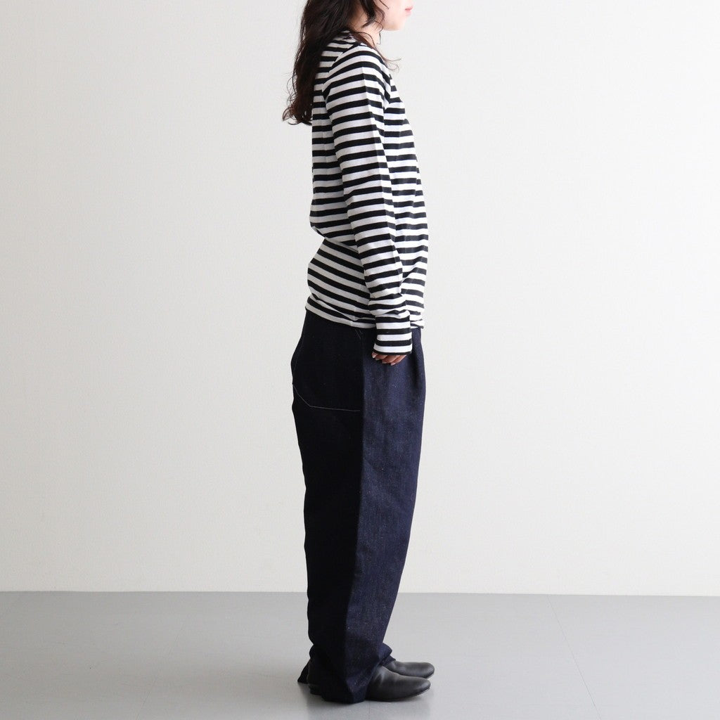 G.B. L/T SHIRT APPLE PATCH #Black Fat [no.8030]