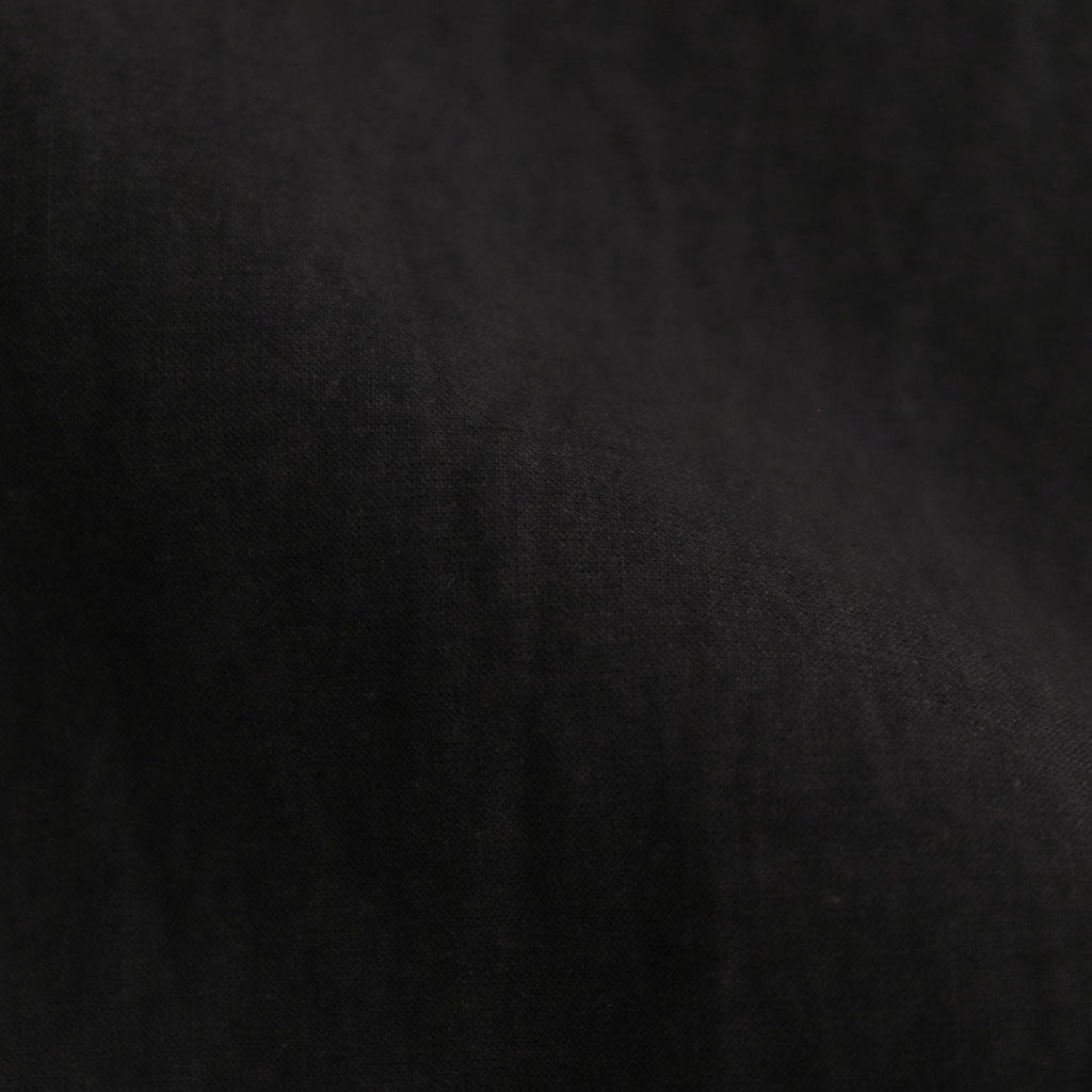 80s VOILE PLAIN WITH CUT WORK LACE EASY PANTS #9900 BLACK [INSL23224]