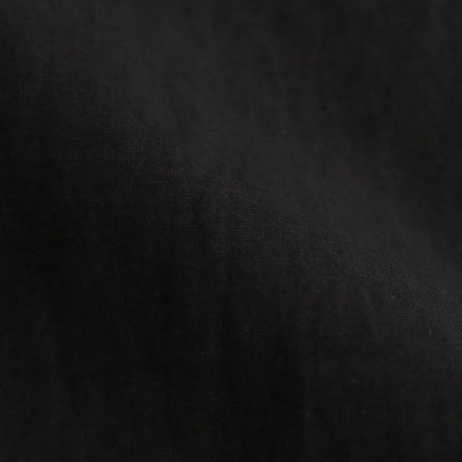 80s VOILE PLAIN WITH CUT WORK LACE EASY PANTS #9900 BLACK [INSL23224]