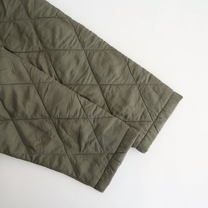 PADDED BANGALORE SILK PLAIN FRONT BUTTON SHORT COAT #4750 OLV (DK.OLIVE) [NMDS25582]