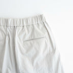 COTTON/LINEN DYED WEATHER 2TUCK WIDE EASY PANTS #9200 LT.GREY [GNMDS2502CLW]