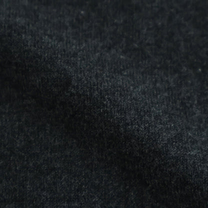 14GG 2PLY PLAIN STITCH COTTON/WOOL/CASHMER CREW-NECK PULLOVER #9800 CHARCOAL [GNSL24542]
