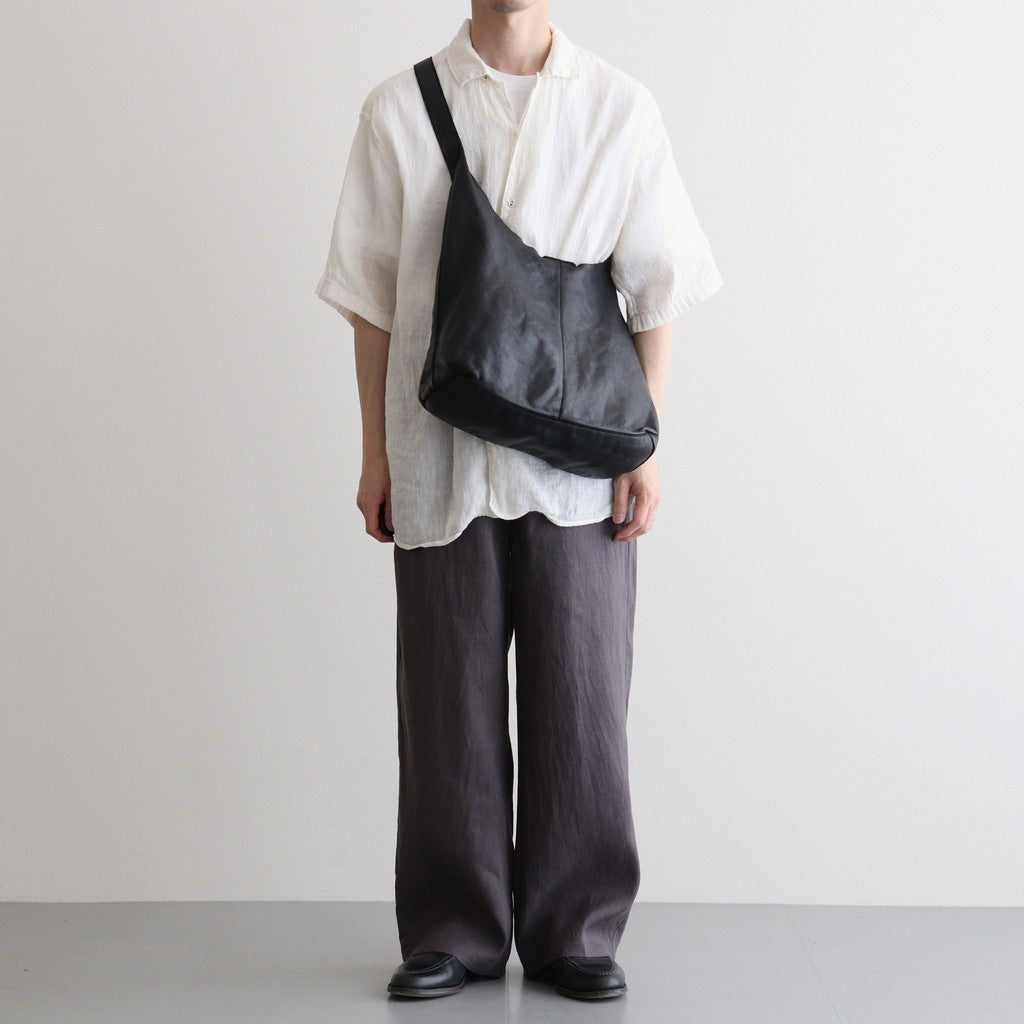 COW LEATHER ONE HANDLE BAG #9900 BLACK [SVMDSH2621]