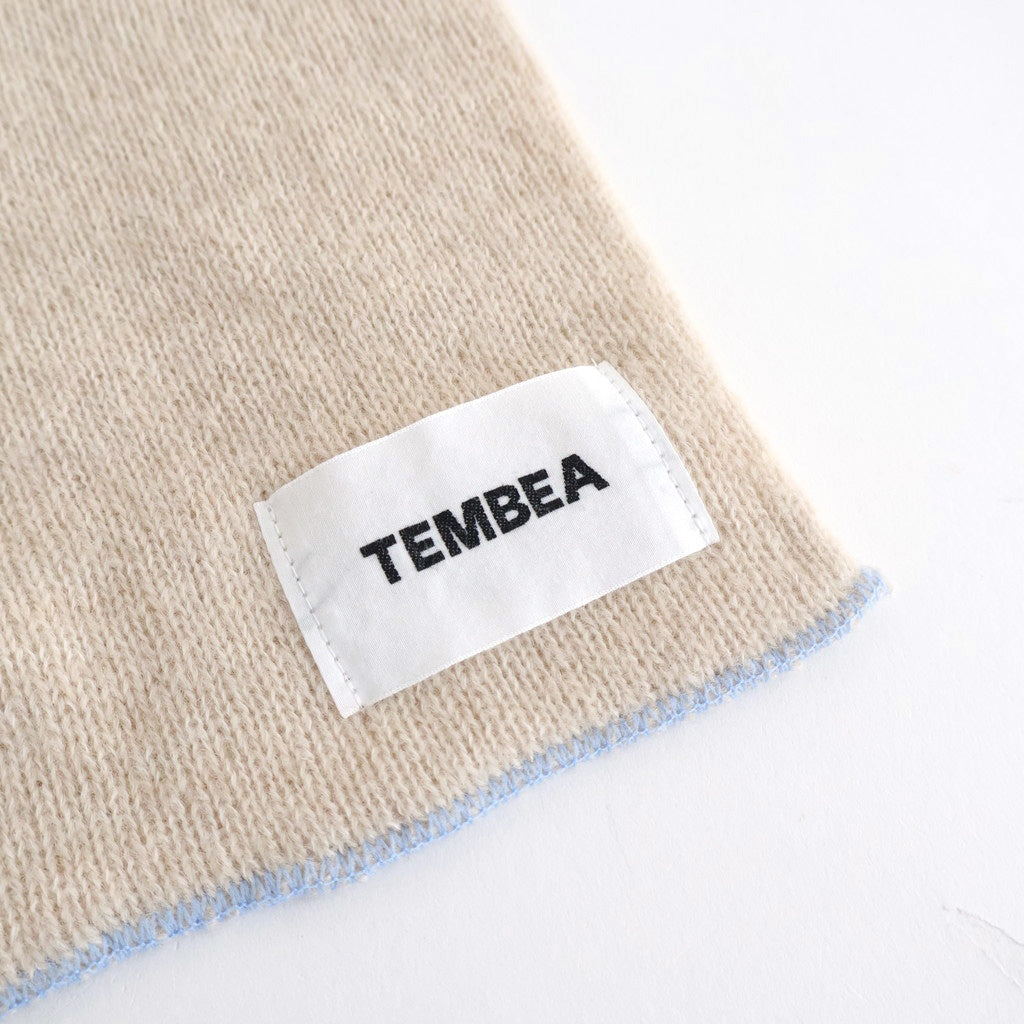 MUFFLER #OATMEAL/SAX [TMB-GNT5]