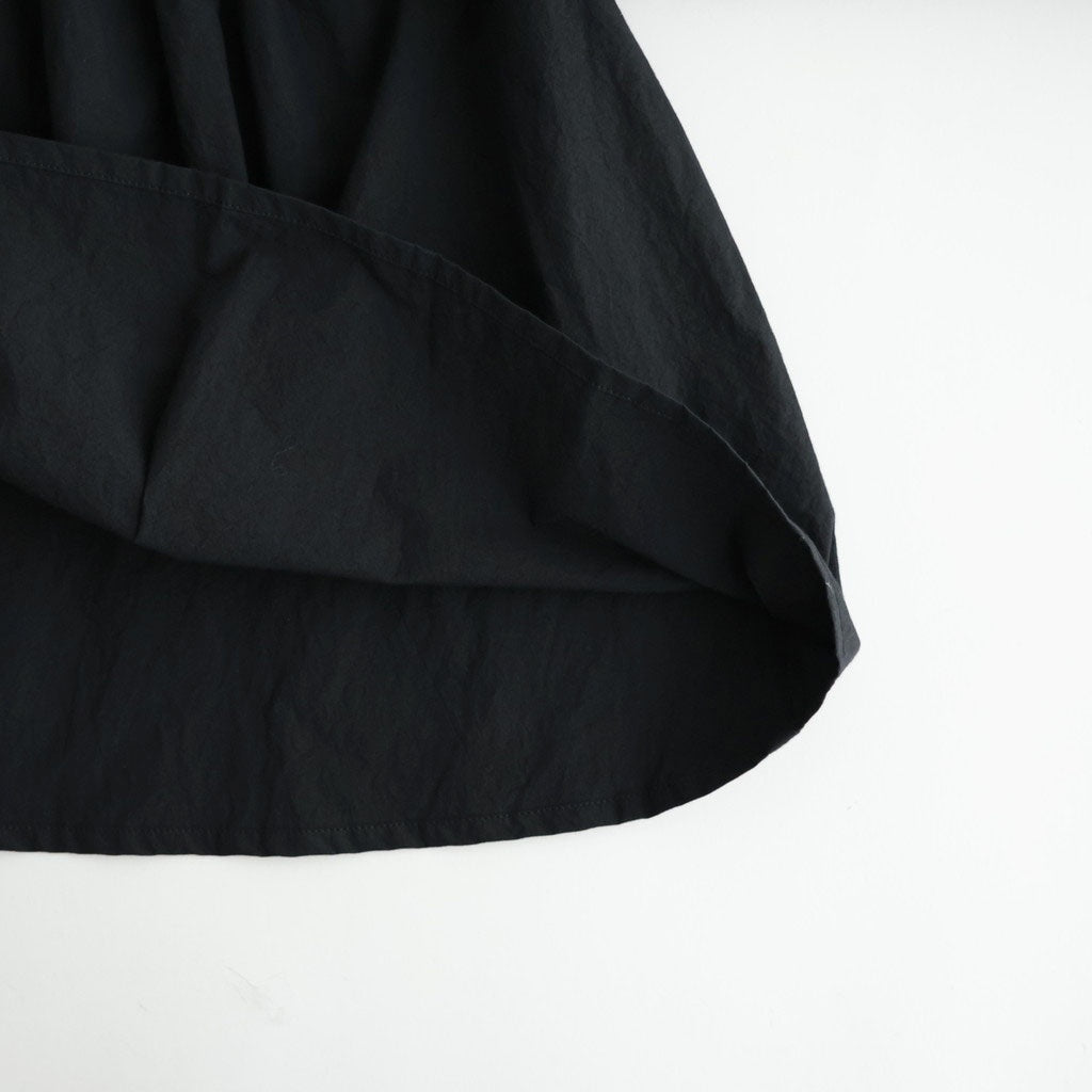 shirring blouse #paper BK [KJ602AW44]