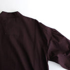 静寂の欠片 Gathered peplum blouse #burgundy [TLF-125-sh001-la]