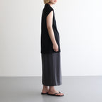 Sleeveless top #Black [TLF-225-cs001-ocj]
