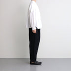 Organic Linen Twill Tuck Easy PT #Black [GT252PT006]