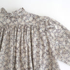 霞の空：Frilled collar blouse #pale flower [13251-10107]