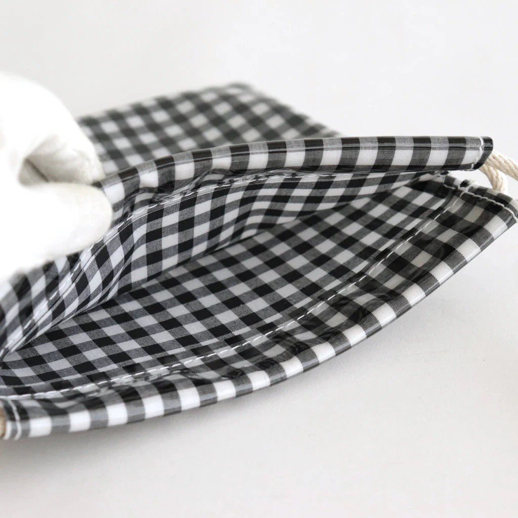 巾着POCHETTE #GINGHAM BLACK [TMB-2586H]