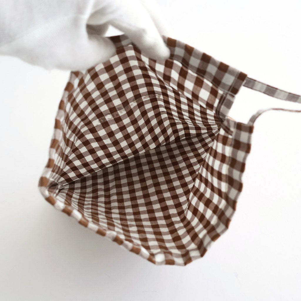 G.C. DRAWSTRING BAG (S) #Brown [no.8070]