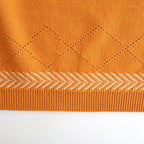 Kafusho Polo Knit #Orange [261808]