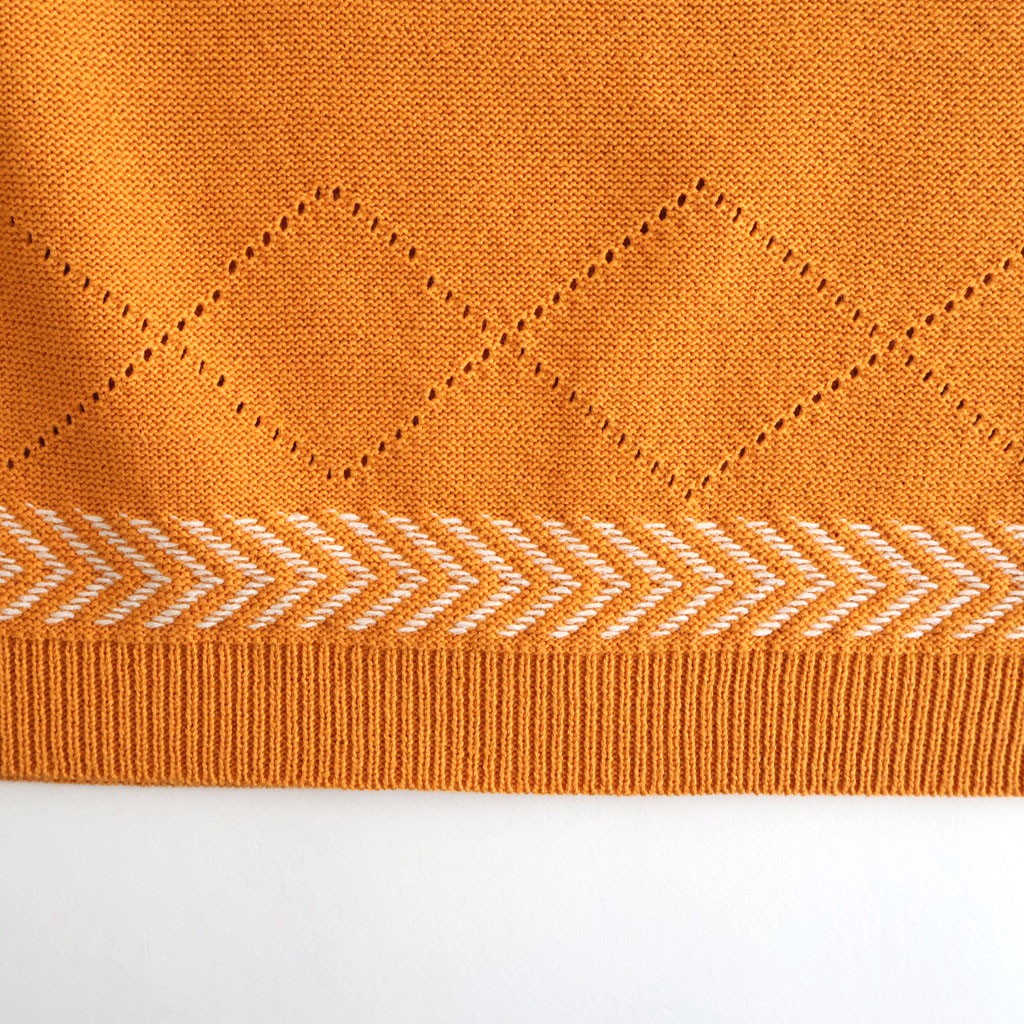 Kafusho Polo Knit #Orange [261808]