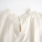 乾いた庭：ヘムレースオーバーシャツ #powder pink [13261-05207]
