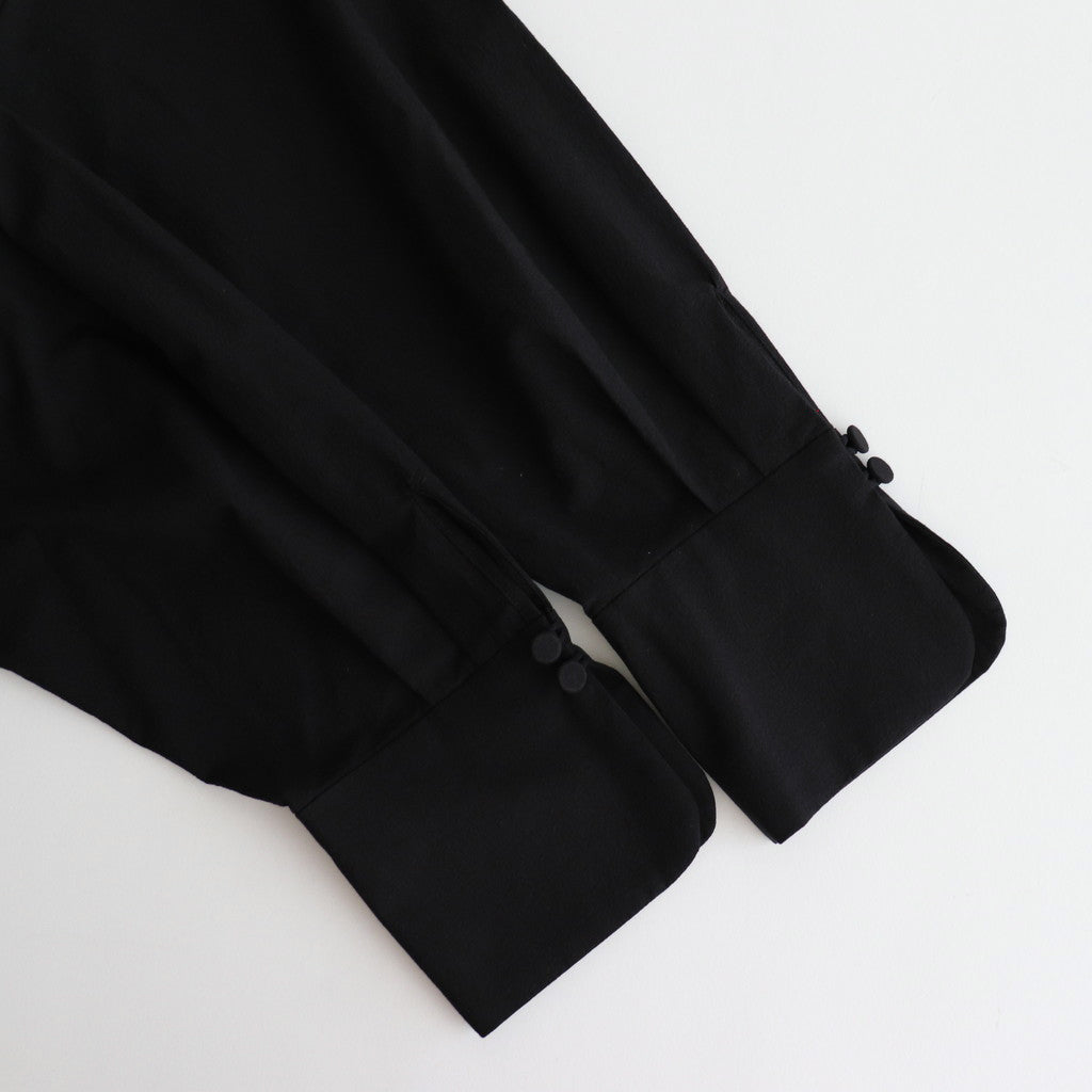 薄氷の汀 Layered tuck dress #black [TLF-125-op005-tp]