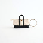 MINI MINI TOTE KEY RING #Black dog付き [no.8008]