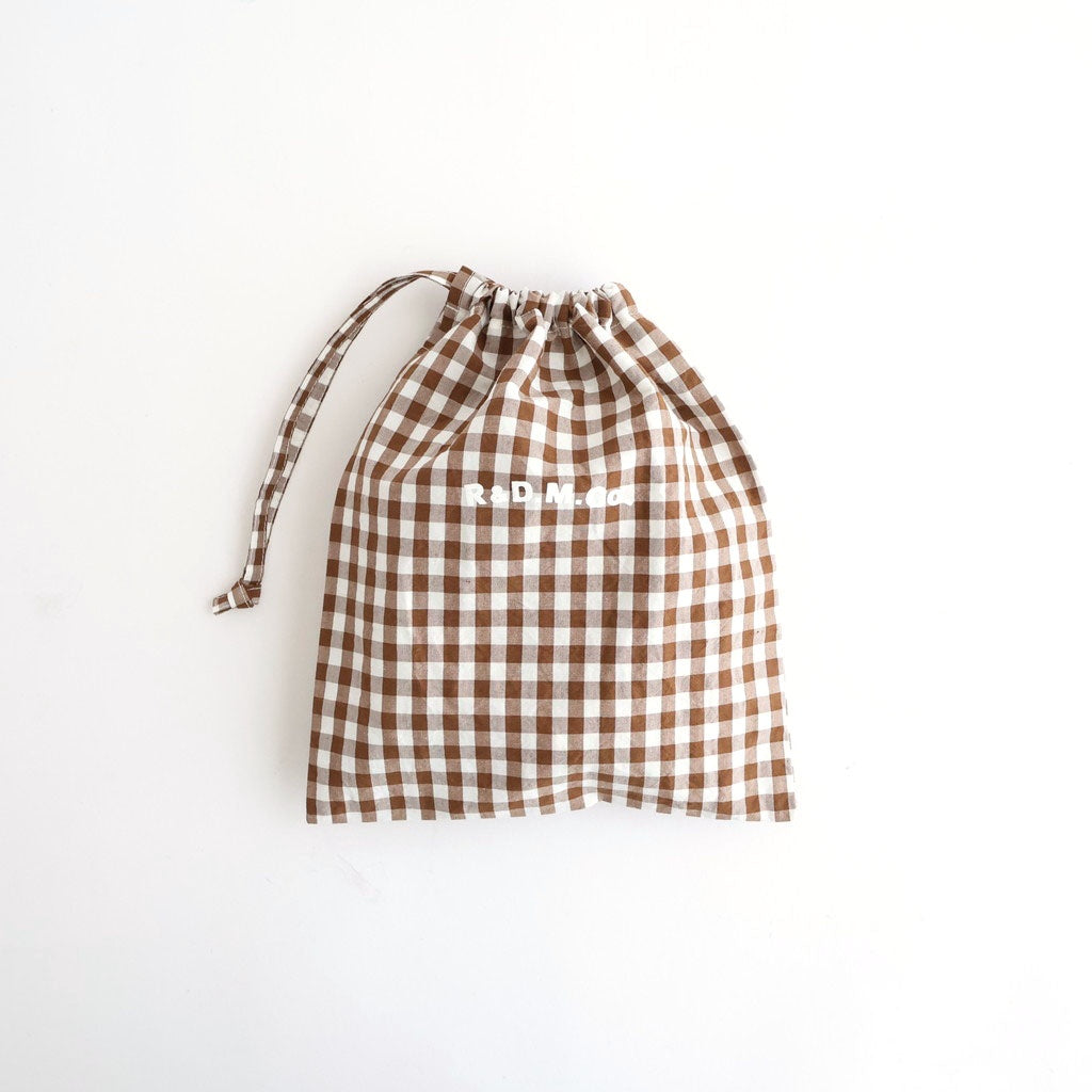 G.C. DRAWSTRING BAG (S) #Brown [no.8070]