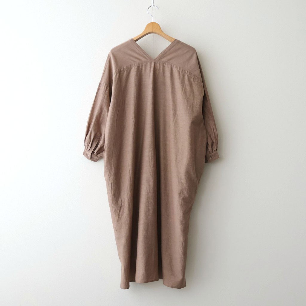 コットンキュプラリネン ガウンOP #021 モカ [TS260OP069]