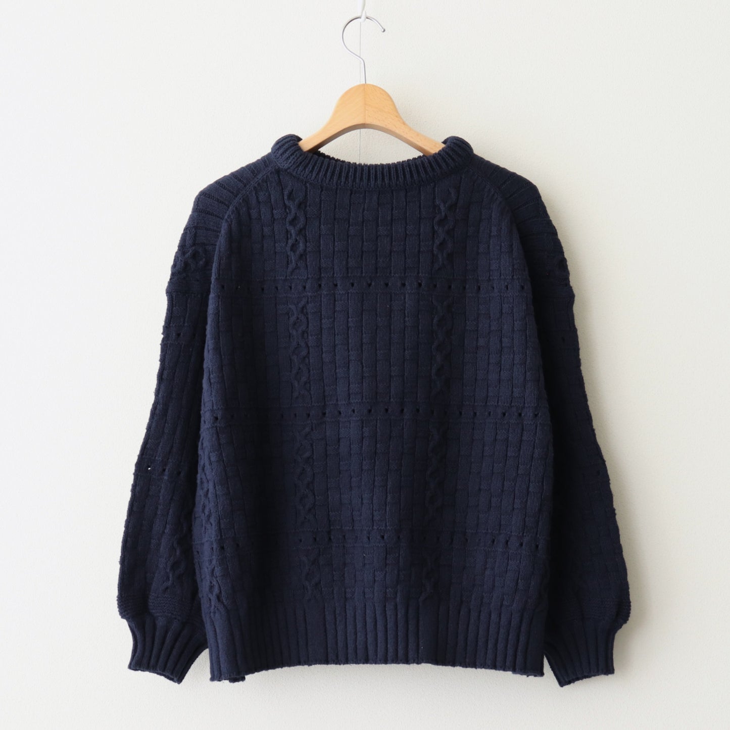 Recycled-Cotton Jumper #Navy [oni060]