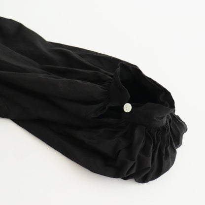GARMENT DYE LAWN GATHER SMOCK #Black [no.7520]