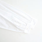 60s ORGANIC CAMBRIC WITH EMB BANDED COLLAR EMB TUNIC #9000 WHITE [NMDS26222]