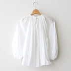 GARMENT DYE LAWN GATHER SMOCK #White [no.7520]