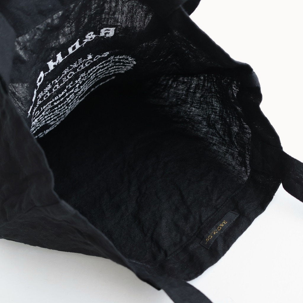 GOOD OLD DAYS CROSS STITCH BAG #Black × White [no.8006]
