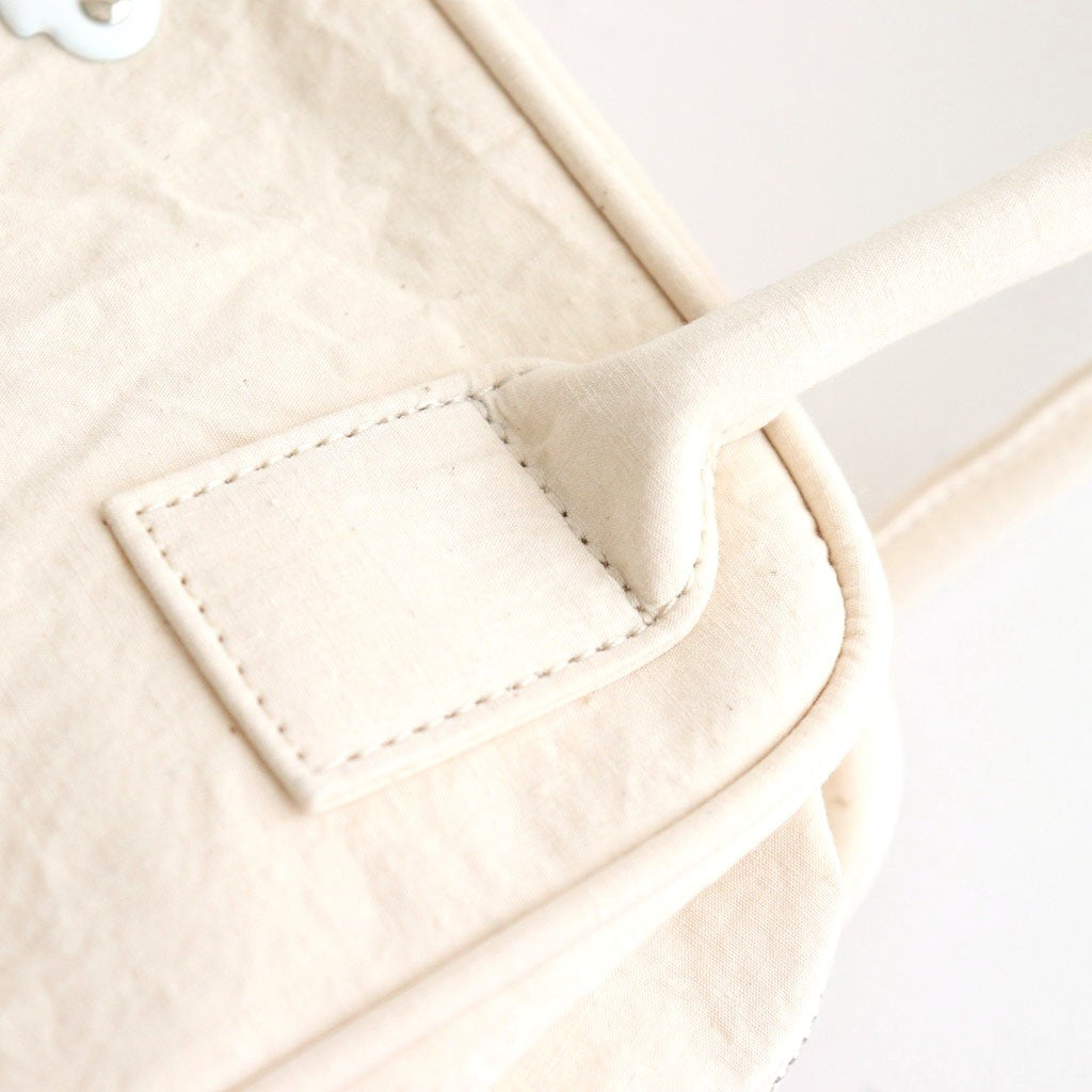 HIGH COUNT COTTON BOSTON BAG #Natural [no.7401]