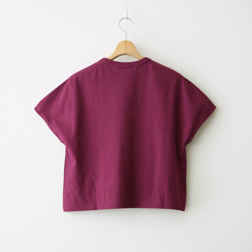 G.D. DROP SHOULDER SHIRT #Plum [no.8240]