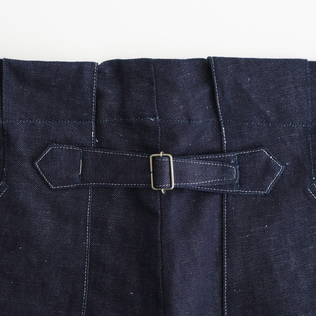 HW wide trousers #Indigo [261505]