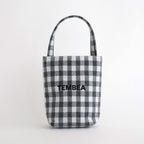 BAGUETTE TOTE MINI NEEDLE PUNCH #GINGHAM BLACK [TMB-2381H]