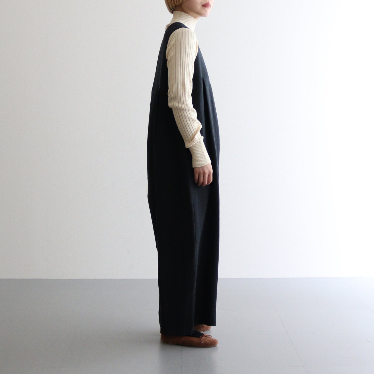 Dilon Wool Gabardine Jumpsuit #D.GRY [A232242PP692]