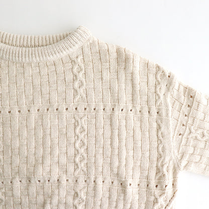 Recycled-Cotton Jumper #Ecru [oni060]