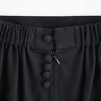 夢詠み Embroidered Peg skirt #Black [26F-SK144-CWF]