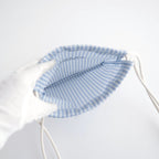 巾着POCHETTE #CHECK LT-BLUE [TMB-2586H]