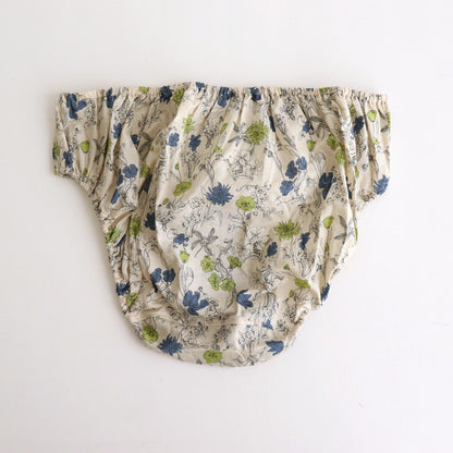 FLOWER PRINT PANTS #BLUE＆GREEN