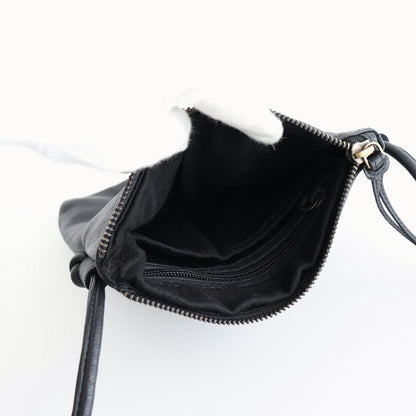 ALL PLAIN SHOULDER POUCH #9900 BLACK [SVMDS2501P]