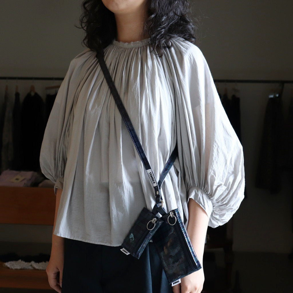TASUKI STRAP LONG #CHECK NAVY [TMB-2353A]