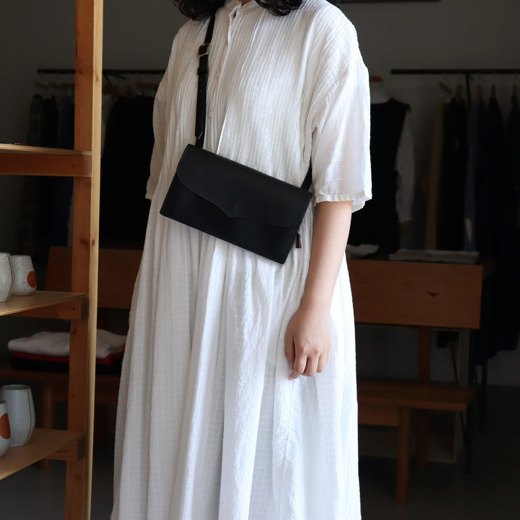 SHOULDER WALLET #BLACK [no.6404]