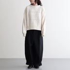 Recycled-Cotton Jumper #Ecru [oni060]