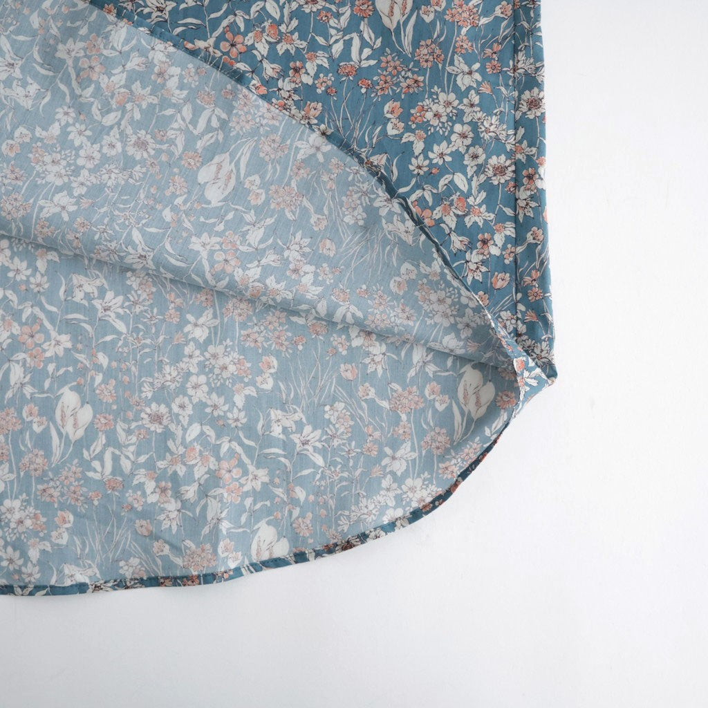 LIBERTYFABRICS Flared blouse #Wandervogel [26F-SH013-LP]