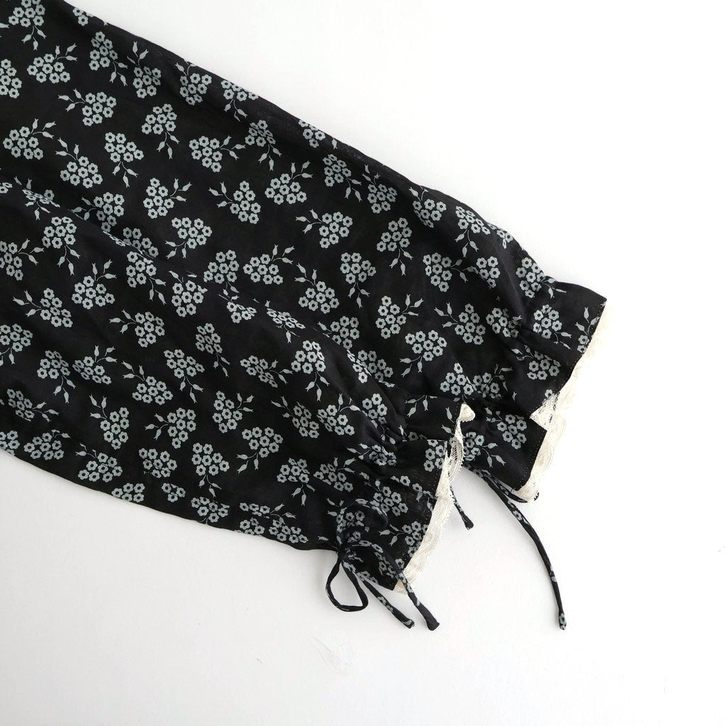 French Komon Dress #black [31-0039S]