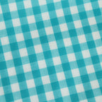 Drawstring bag #GINGHAM TEAL [TMB-1863H]