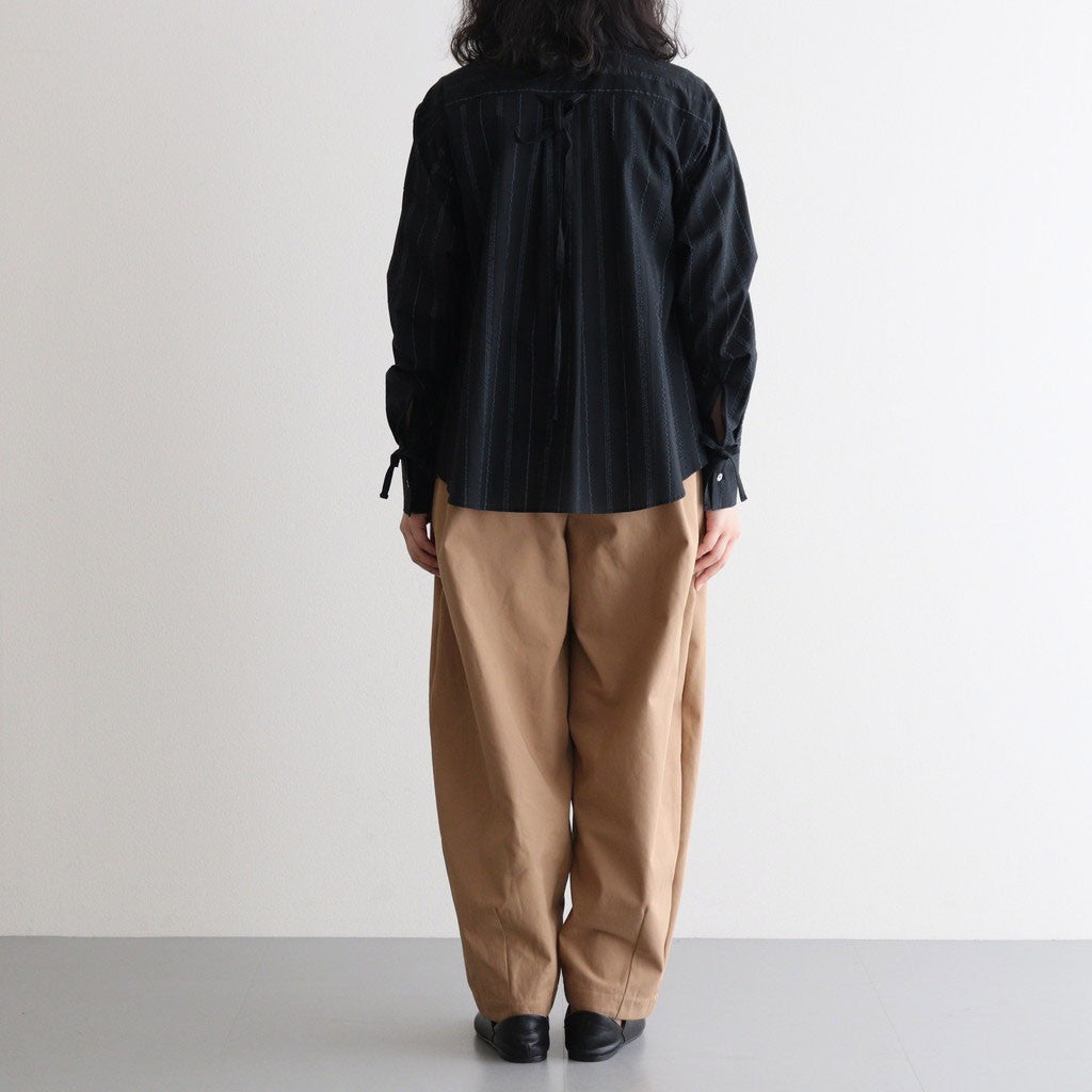 white waffle shirt #black [1556-001]