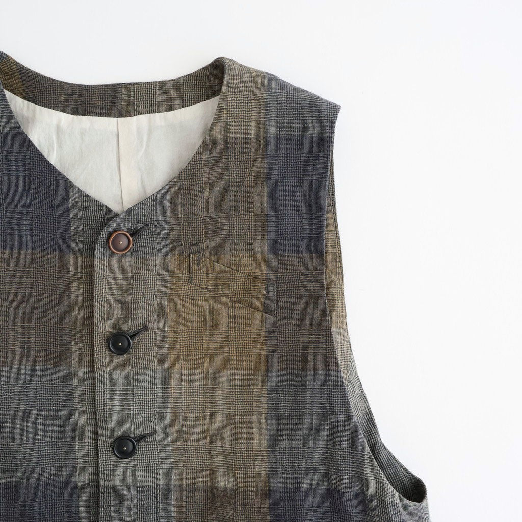 曖昧な風景：Vest #gradation check [11261-09206]