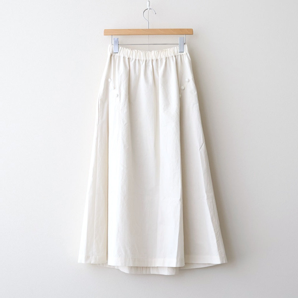 拡がる詩 Flare skirt #ecru [TLF-126-sk001-wcs]
