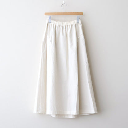拡がる詩 Flare skirt #ecru [TLF-126-sk001-wcs]