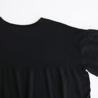 存在すること：Gathered sleeves sweater #black [13243-13109]